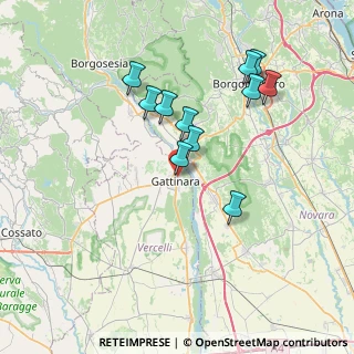 Mappa Via Lanino, 13045 Gattinara VC, Italia (6.83545)