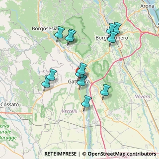 Mappa Via Lanino, 13045 Gattinara VC, Italia (6.76077)