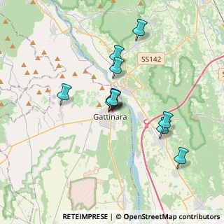 Mappa Via Lanino, 13045 Gattinara VC, Italia (2.85364)