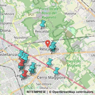 Mappa Via Cavalieri di V. Veneto, 20027 Rescaldina MI, Italia (2.44611)