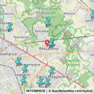 Mappa Via Cavalieri di V. Veneto, 20027 Rescaldina MI, Italia (2.86545)