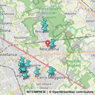 Mappa Via Cavalieri di V. Veneto, 20027 Rescaldina MI, Italia (2.58438)
