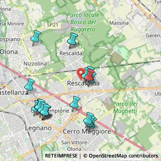 Mappa Via Cavalieri di V. Veneto, 20027 Rescaldina MI, Italia (2.228)
