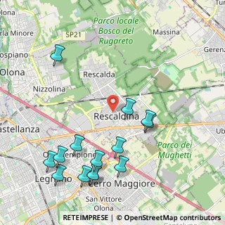 Mappa Via Cavalieri di V. Veneto, 20027 Rescaldina MI, Italia (2.44)