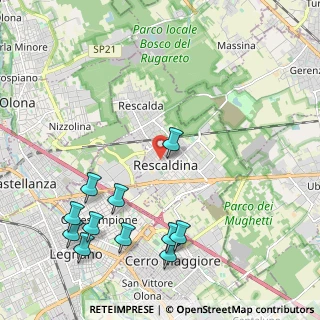 Mappa Via Cavalieri di V. Veneto, 20027 Rescaldina MI, Italia (2.57455)