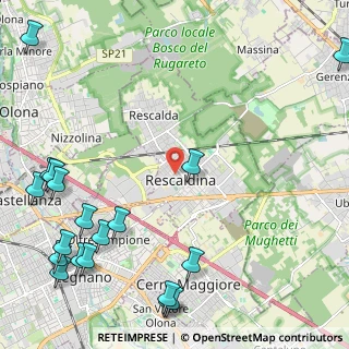 Mappa Via Cavalieri di V. Veneto, 20027 Rescaldina MI, Italia (3.27053)