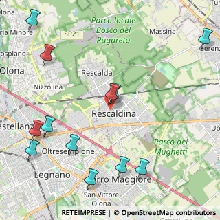 Mappa Via Cavalieri di V. Veneto, 20027 Rescaldina MI, Italia (2.76083)