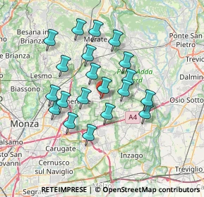 Mappa Via Bergamo, 20882 Bellusco MB, Italia (6.203)
