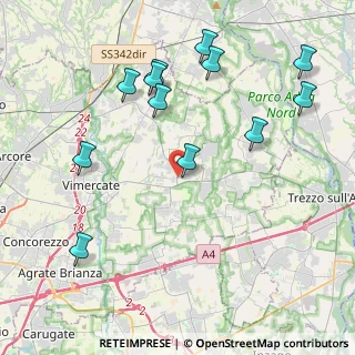 Mappa Via Bergamo, 20882 Bellusco MB, Italia (4.62333)