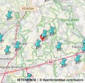Mappa Via Bergamo, 20882 Bellusco MB, Italia (6.447)