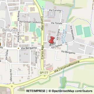 Mappa Via Stelvio, 3, 20882 Besana in Brianza, Monza e Brianza (Lombardia)