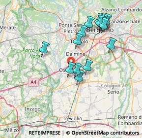 Mappa 24046 Osio sotto BG, Italia (7.29867)