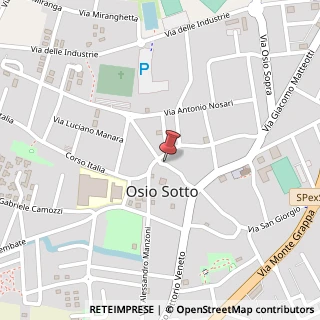 Mappa Via Giuseppe Mazzini, 22, 24046 Osio Sotto BG, Italia, 24046 Osio Sotto, Bergamo (Lombardia)