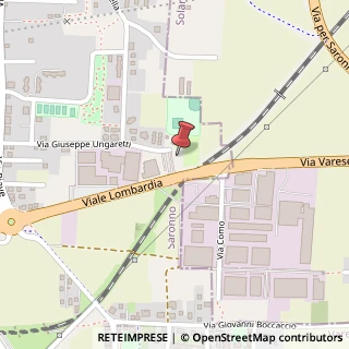 Mappa Via Giuseppe Ungaretti, 21047 Saronno VA, Italia, 21047 Saronno, Varese (Lombardia)