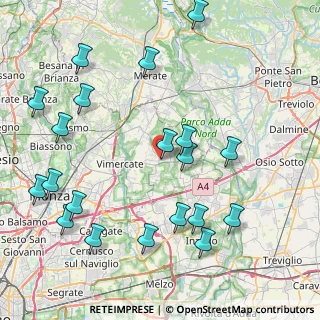 Mappa Via Stelvio, 20882 Bellusco MB, Italia (9.9075)