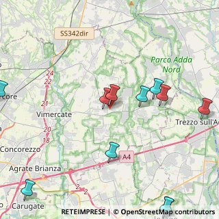 Mappa Via Stelvio, 20882 Bellusco MB, Italia (5.68)