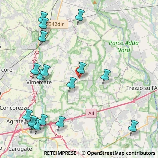 Mappa Via Stelvio, 20882 Bellusco MB, Italia (5.58706)