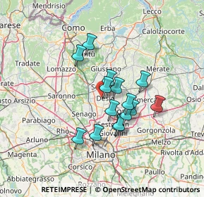 Mappa Via Edoardo Ferravilla, 20033 Desio MB, Italia (10.366)