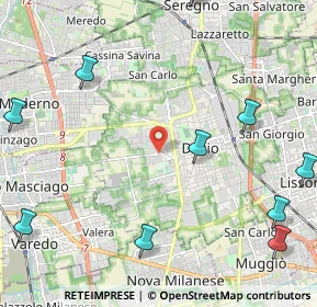 Mappa Via Edoardo Ferravilla, 20033 Desio MB, Italia (3.08364)