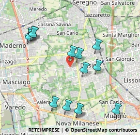 Mappa Via Edoardo Ferravilla, 20033 Desio MB, Italia (2.13571)