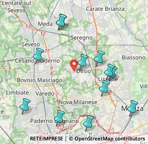 Mappa Via Edoardo Ferravilla, 20033 Desio MB, Italia (4.53)