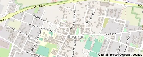 Mappa Busnago