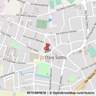 Mappa Corso Italia, 6, 24046 Osio Sotto, Bergamo (Lombardia)