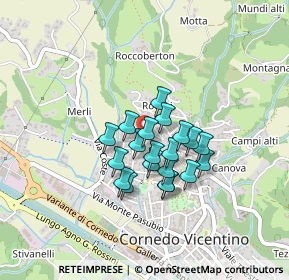 Mappa Villaggio la Famiglia, 36073 Cornedo Vicentino VI, Italia (0.293)