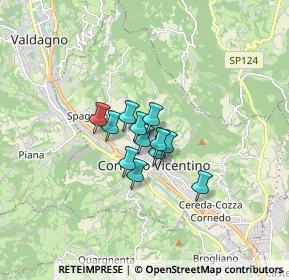 Mappa Villaggio la Famiglia, 36073 Cornedo Vicentino VI, Italia (0.88833)