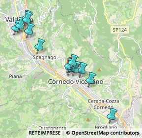 Mappa Via Carpaneo, 36073 Cornedo Vicentino VI, Italia (1.97615)