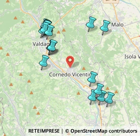 Mappa Via Carpaneo, 36073 Cornedo Vicentino VI, Italia (4.237)