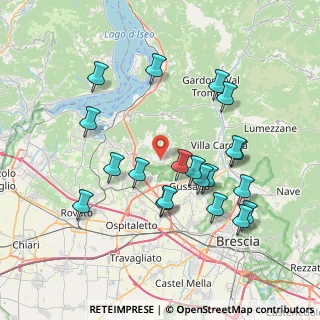 Mappa Via del Canale, 25050 Ome BS, Italia (7.6385)