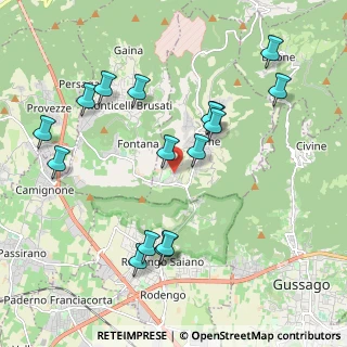 Mappa Via del Canale, 25050 Ome BS, Italia (2.11875)