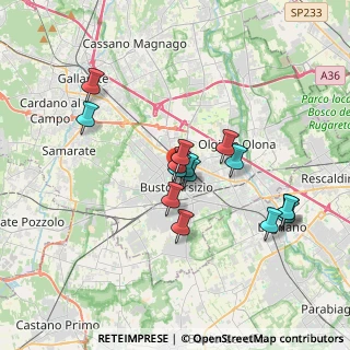 Mappa Via Gavinana, 21052 Busto Arsizio VA, Italia (3.10733)