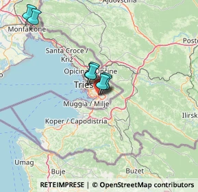 Mappa Strada della Rosandra, 34147 Trieste TS, Italia (26.47333)