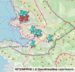 Mappa Strada della Rosandra, 34147 Trieste TS, Italia (3.18818)