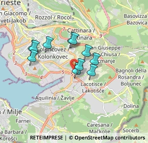 Mappa Strada della Rosandra, 34147 Trieste TS, Italia (1.32545)