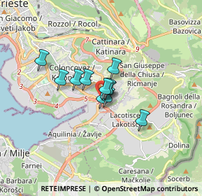 Mappa Strada della Rosandra, 34147 Trieste TS, Italia (0.92545)