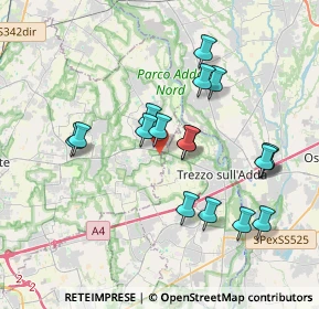 Mappa Cascina Boisa, 20874 Busnago MB, Italia (3.50941)