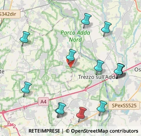 Mappa Cascina Boisa, 20874 Busnago MB, Italia (4.92615)