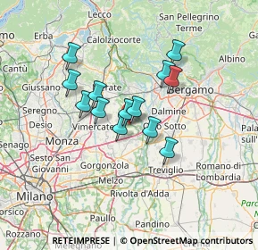 Mappa Cascina Boisa, 20874 Busnago MB, Italia (10.18154)