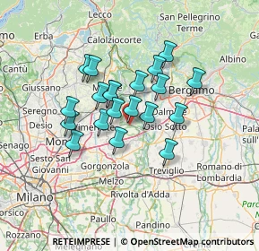 Mappa Cascina Boisa, 20874 Busnago MB, Italia (10.2205)