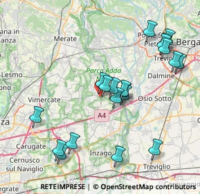 Mappa Cascina Boisa, 20874 Busnago MB, Italia (8.281)