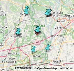 Mappa Cascina Boisa, 20874 Busnago MB, Italia (6.74688)