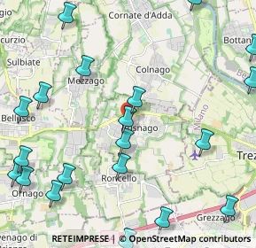 Mappa Via Alessandro Manzoni, 20874 Busnago MB, Italia (2.9195)