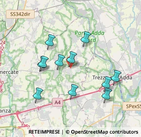 Mappa Via Alessandro Manzoni, 20874 Busnago MB, Italia (3.45909)