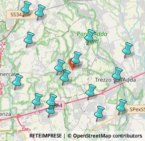 Mappa Via Alessandro Manzoni, 20874 Busnago MB, Italia (4.77438)