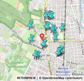 Mappa Via Giovanni Pascoli, 20813 Bovisio-Masciago MB, Italia (0.391)