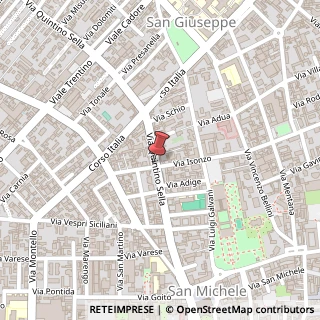 Mappa Via Q. Sella, 17, 21052 Busto Arsizio, Varese (Lombardia)