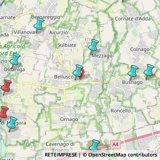 Mappa Via Bellana, 20882 Bellusco MB, Italia (3.41)